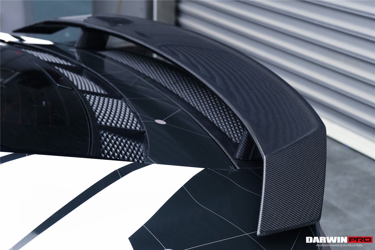 2016 - 2019 Audi R8 GEN2 V10 PLUS Coupe ONLY GT Style Carbon Fiber Trunk Wing with Base